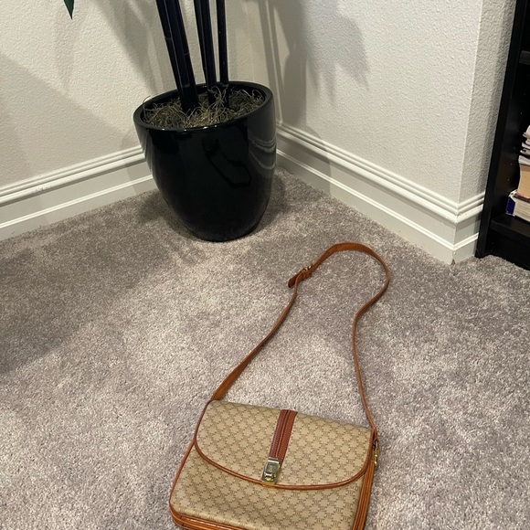 Vintage Celine White macadam print crossbody bag - Picture 15 of 15